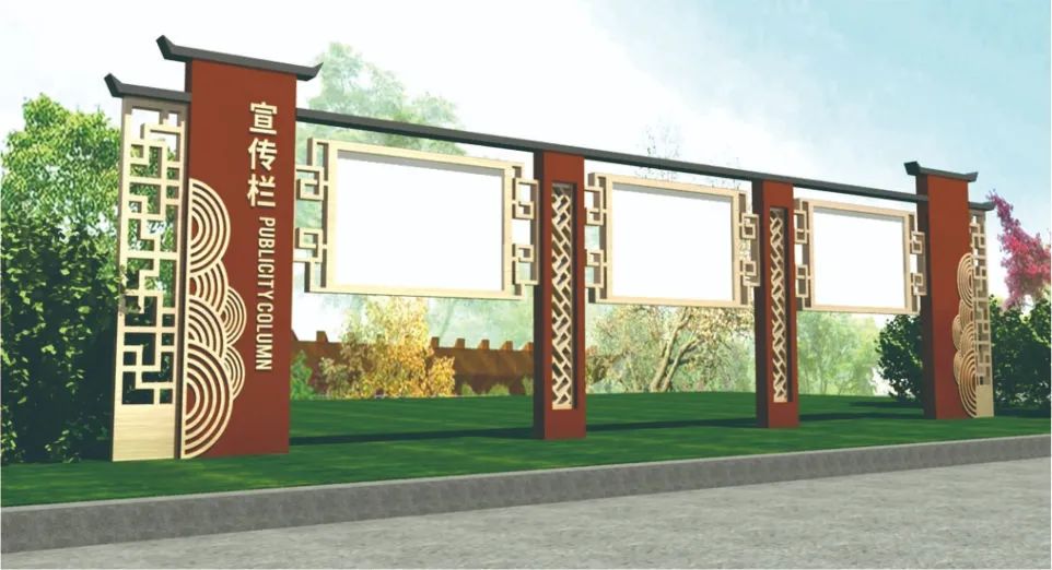 美麗鄉(xiāng)村黨建宣傳欄設(shè)計制作要點--【巨匠標(biāo)識，標(biāo)識制作廠家】